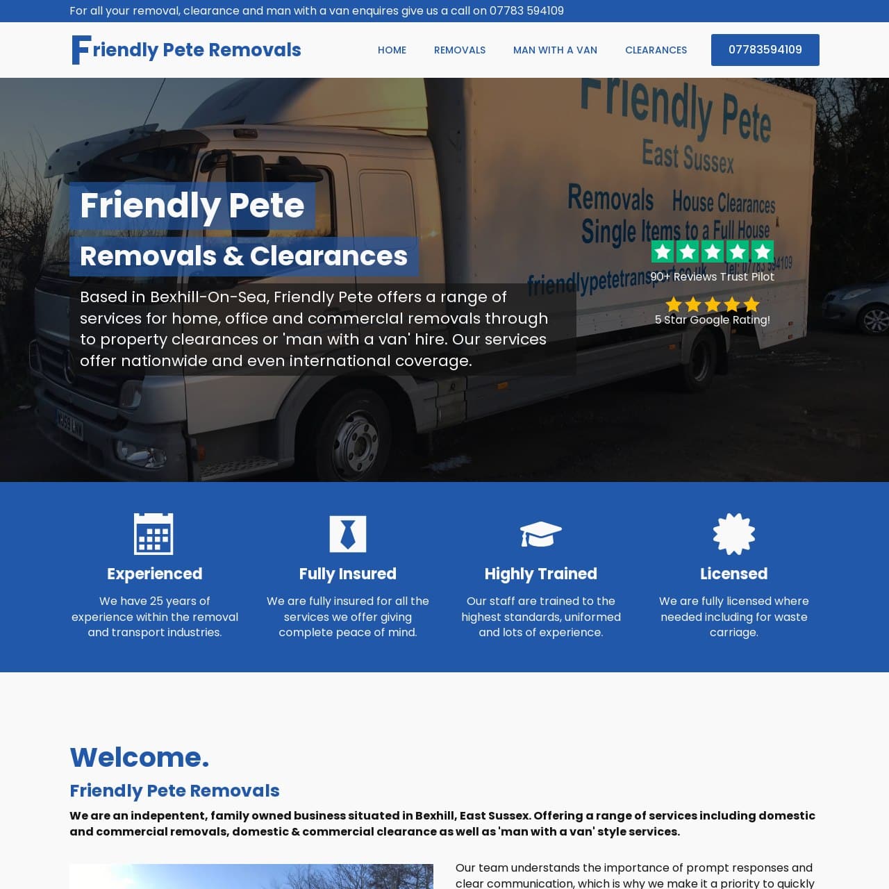 Friendly Pete Removals Screenshot